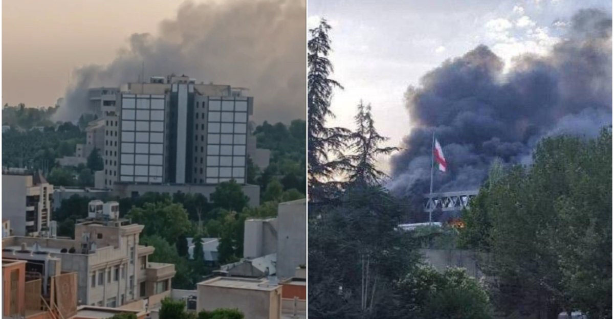 Η στιγμή που το Ισραήλ χτυπά την κρατική τηλεόραση του Ιράν