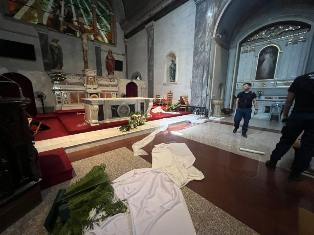 ΕΛΑΜ για τον βανδαλισμό της Καθολικής Εκκλησίας του Τιμίου Σταυρού- Aπαιτούμε την παραδειγματική τιμωρία και την άμεση απέλαση του δράστη
