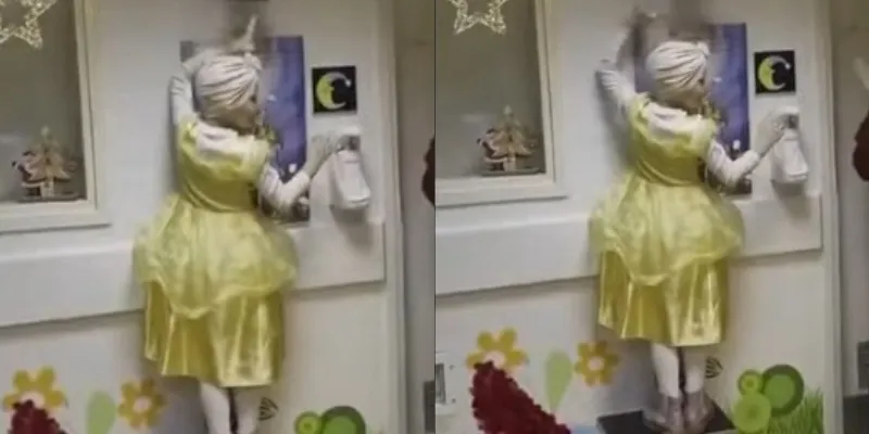 Video: «Η μικρή μας ηρωίδα φόρεσε τα γιορτινά της»