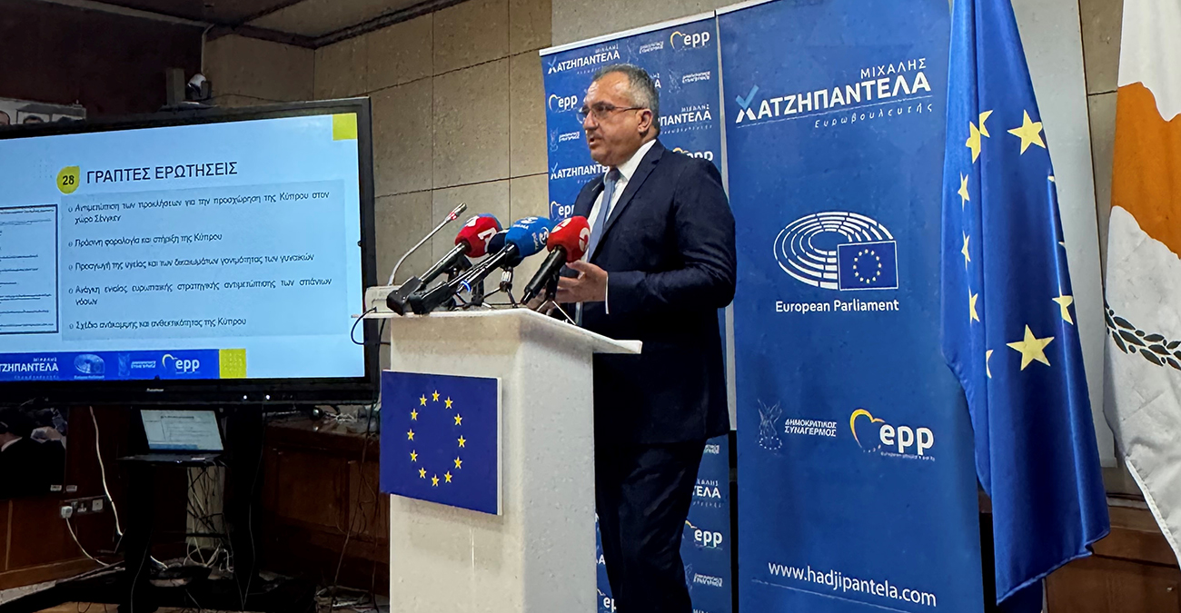 Μιχάλης Χατζηπαντέλα: «Η φωνή της Κύπρου ακούγεται δυνατά στην Ευρώπη»